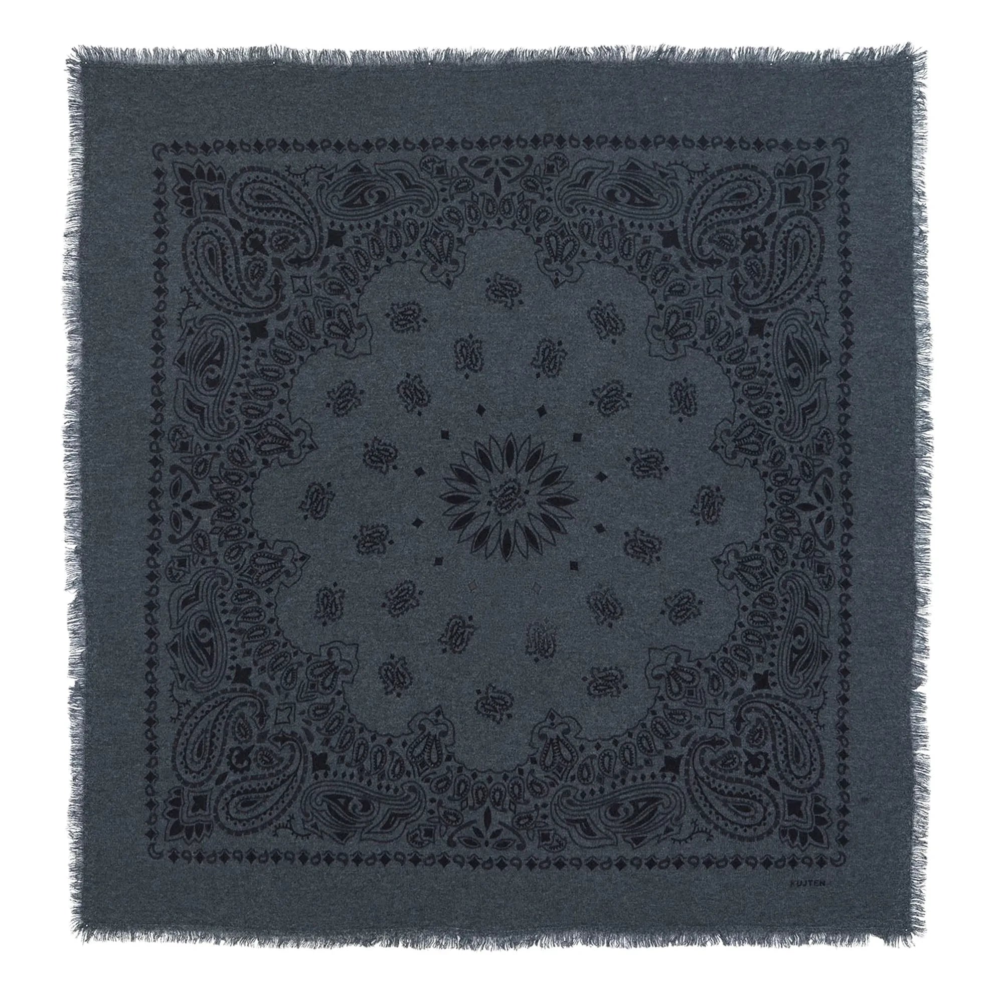 Kujten - Bandana Hachiko Bico Kaşmir | Kömür grisi