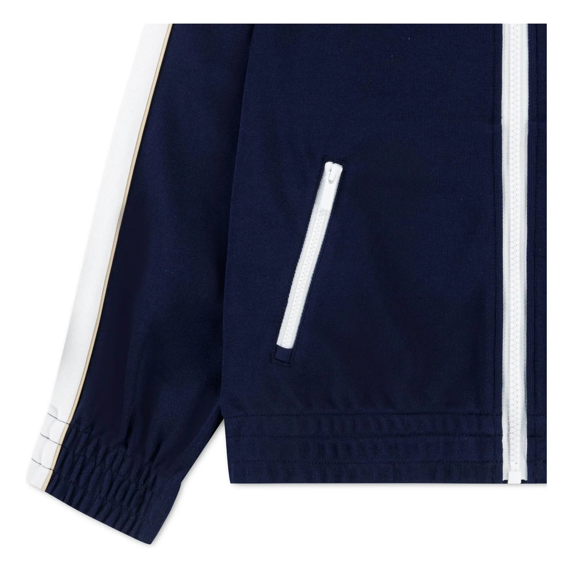 Lacoste – Sweatshirt mit Reißverschluss aus Bio-Baumwolle | Marineblau