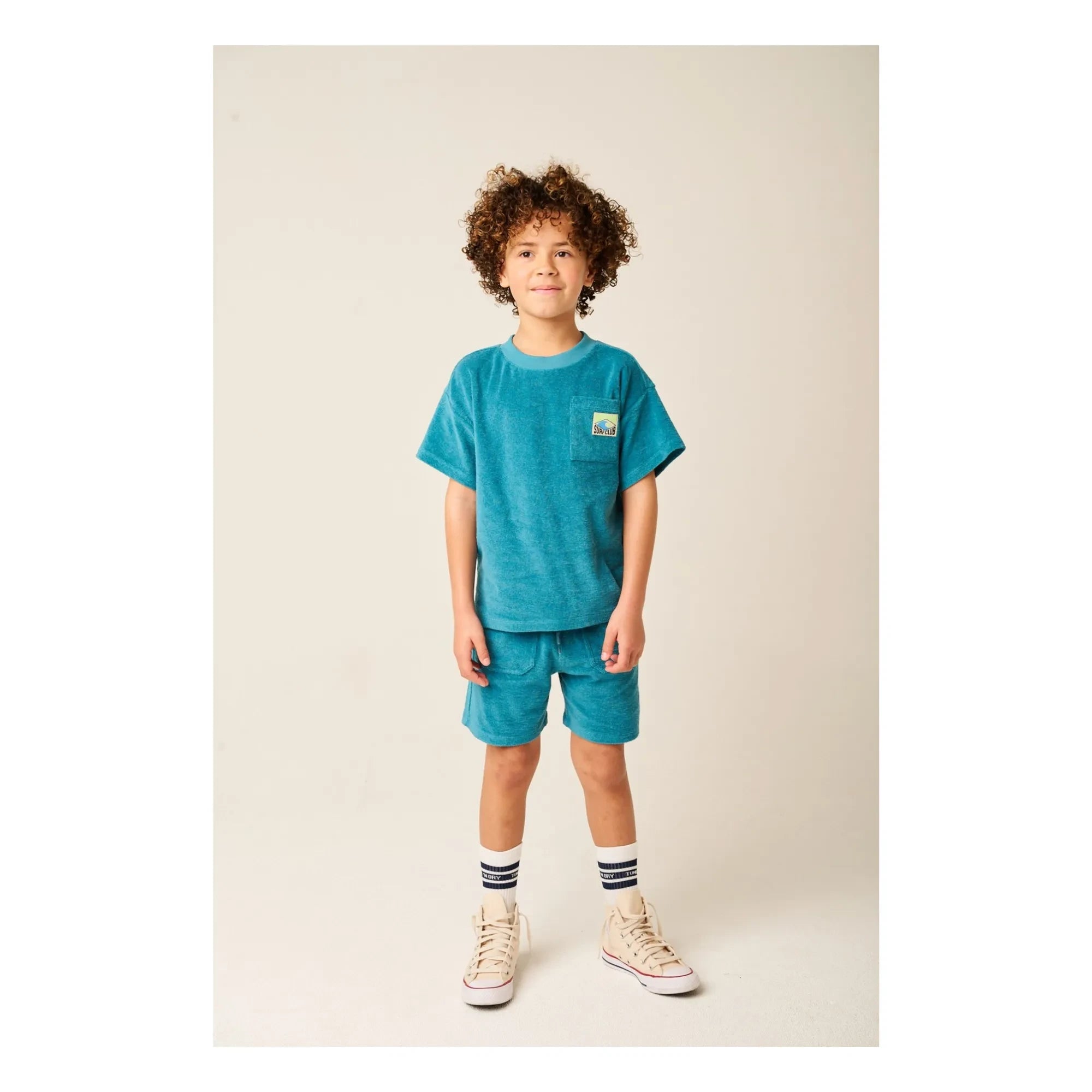 Tumble N'Dry – Morea Oversize T-Shirt aus Bio-Baumwolle | Peacock Blue
