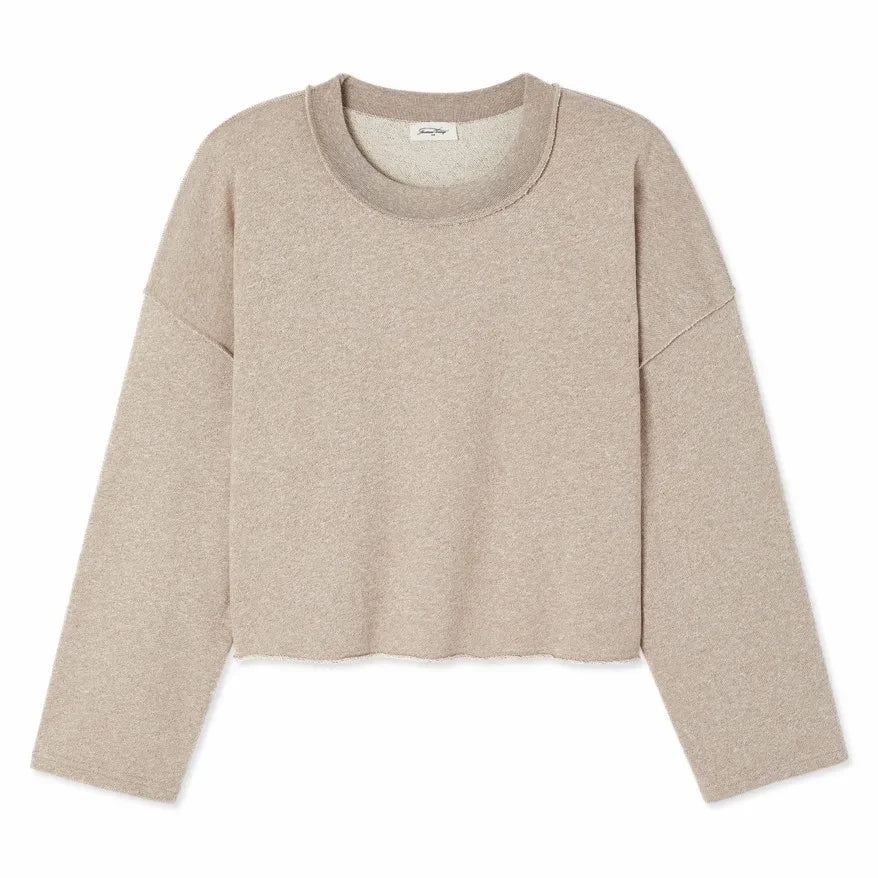 American Vintage - Dantown Pamuklu Sweatshirt | Taupe Kahverengi