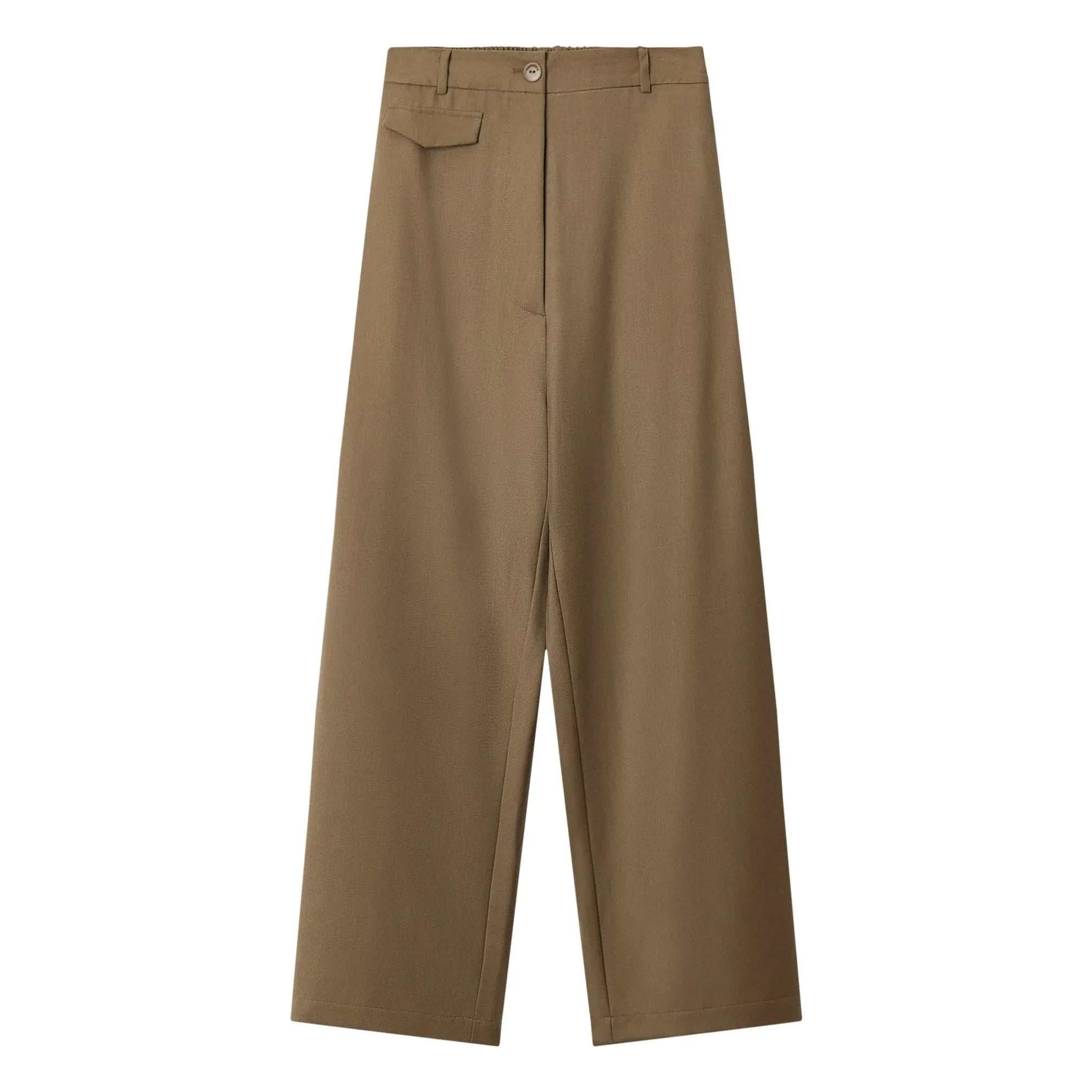 Cordera - Virgin Wool Hose mit Eingriffstaschen | Camel