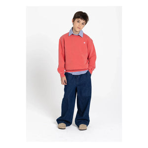 Smallable Kid - Arlo Sweatshirt aus Bio-Baumwolle | Dunkelrot