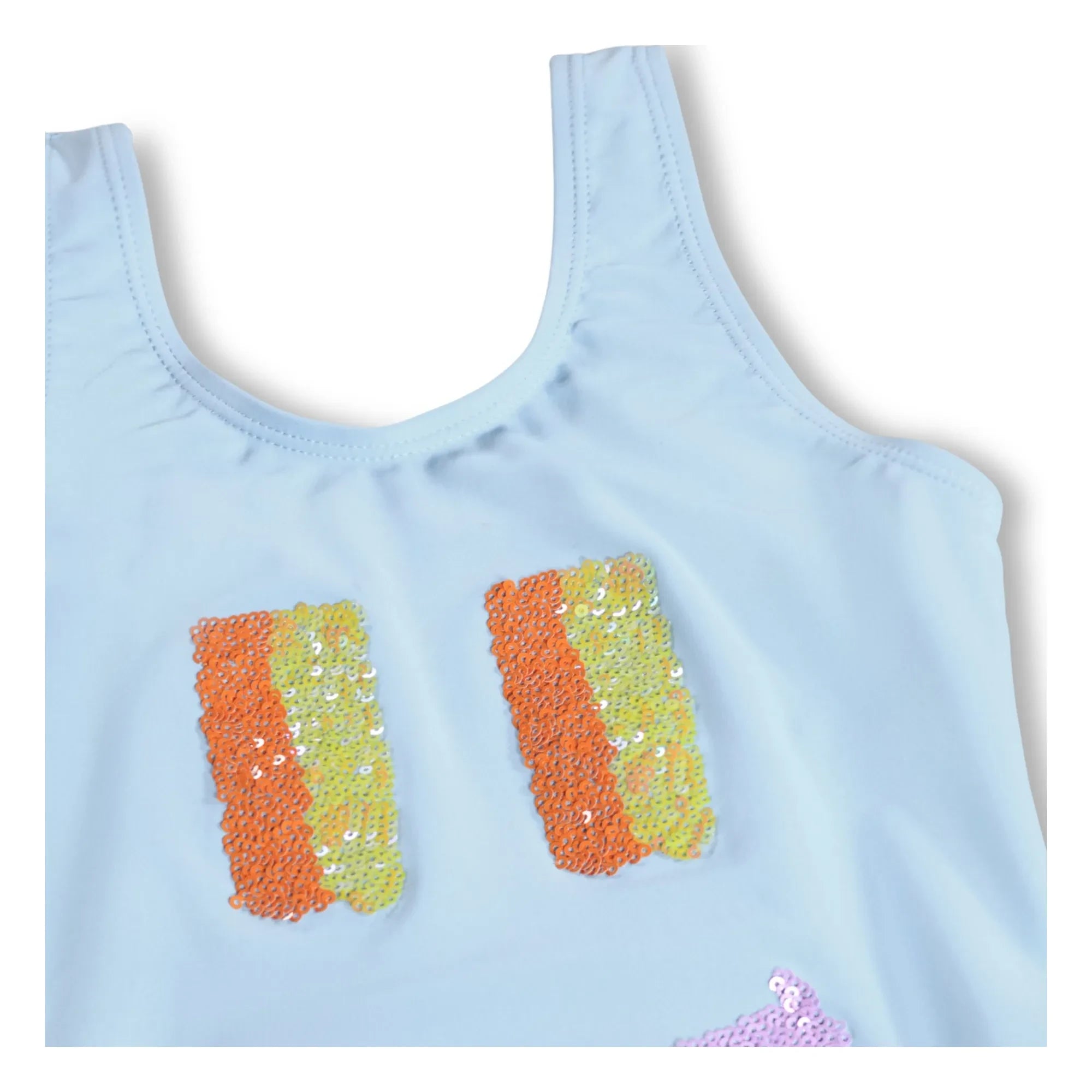 Molo – Nika Smile Badeanzug aus recycelten Fasern | Hellblau