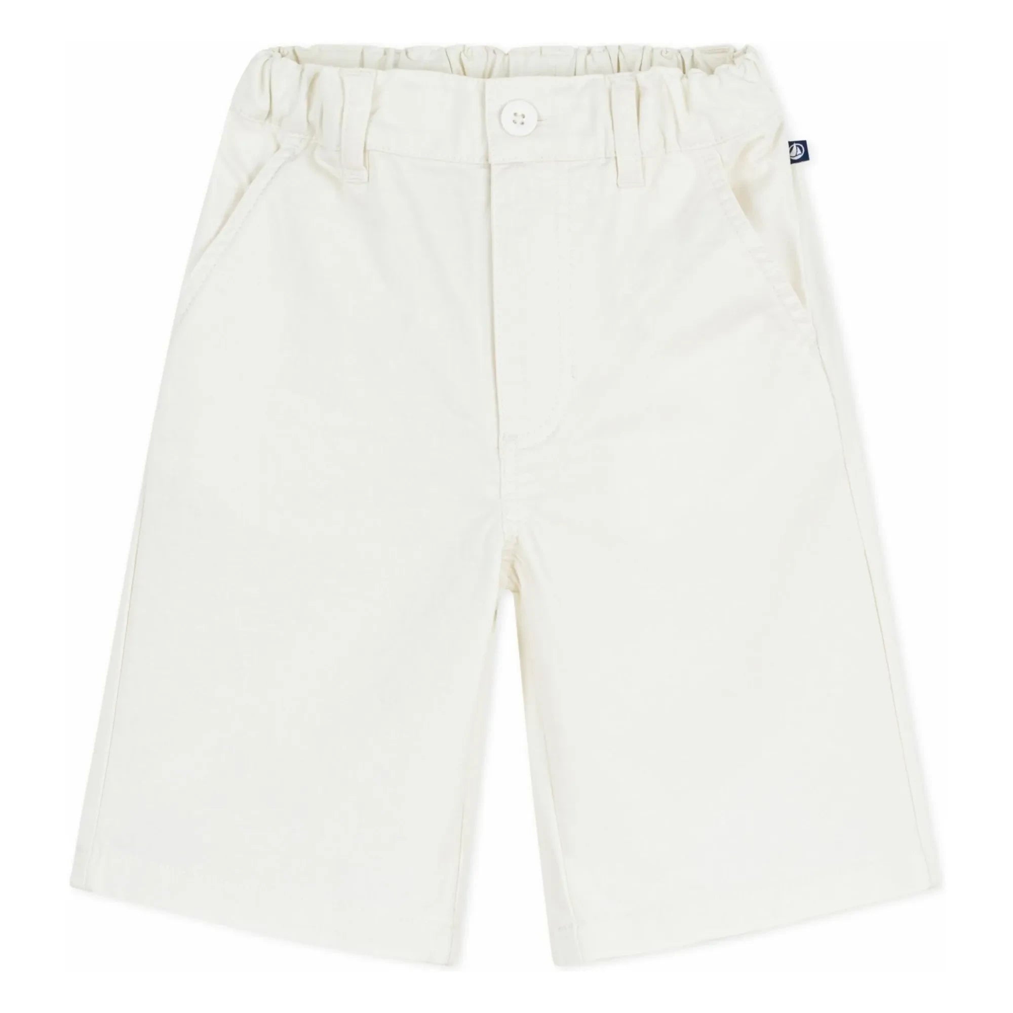 Petit Bateau – Uni Twill Bermuda-Shorts | Ecru
