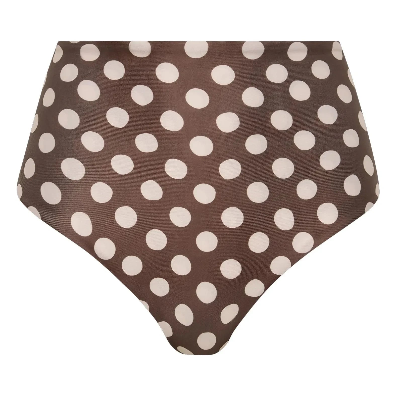 - Afonso gepunktetes Bikinislip | Schokolade