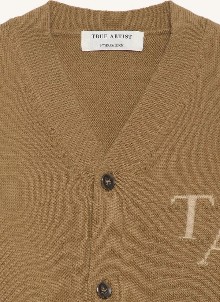 True Artist - N°4 Kaşmir Hırka | Kahverengi