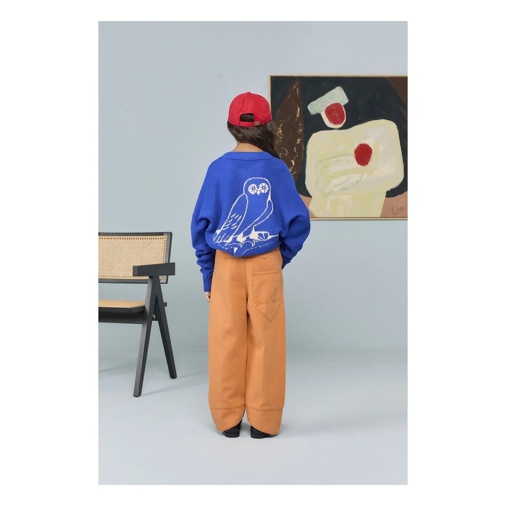 The Animals Observatory - Raven Owl Pullover | Blau