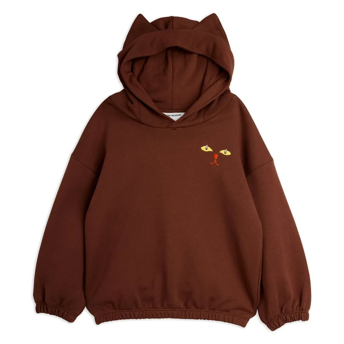 Mini Rodini - Sweat Gömlek Organik Pamuk | Kahverengi