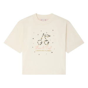 Bonpoint – Lele T-Shirt aus Bio-Baumwolle | Ecru