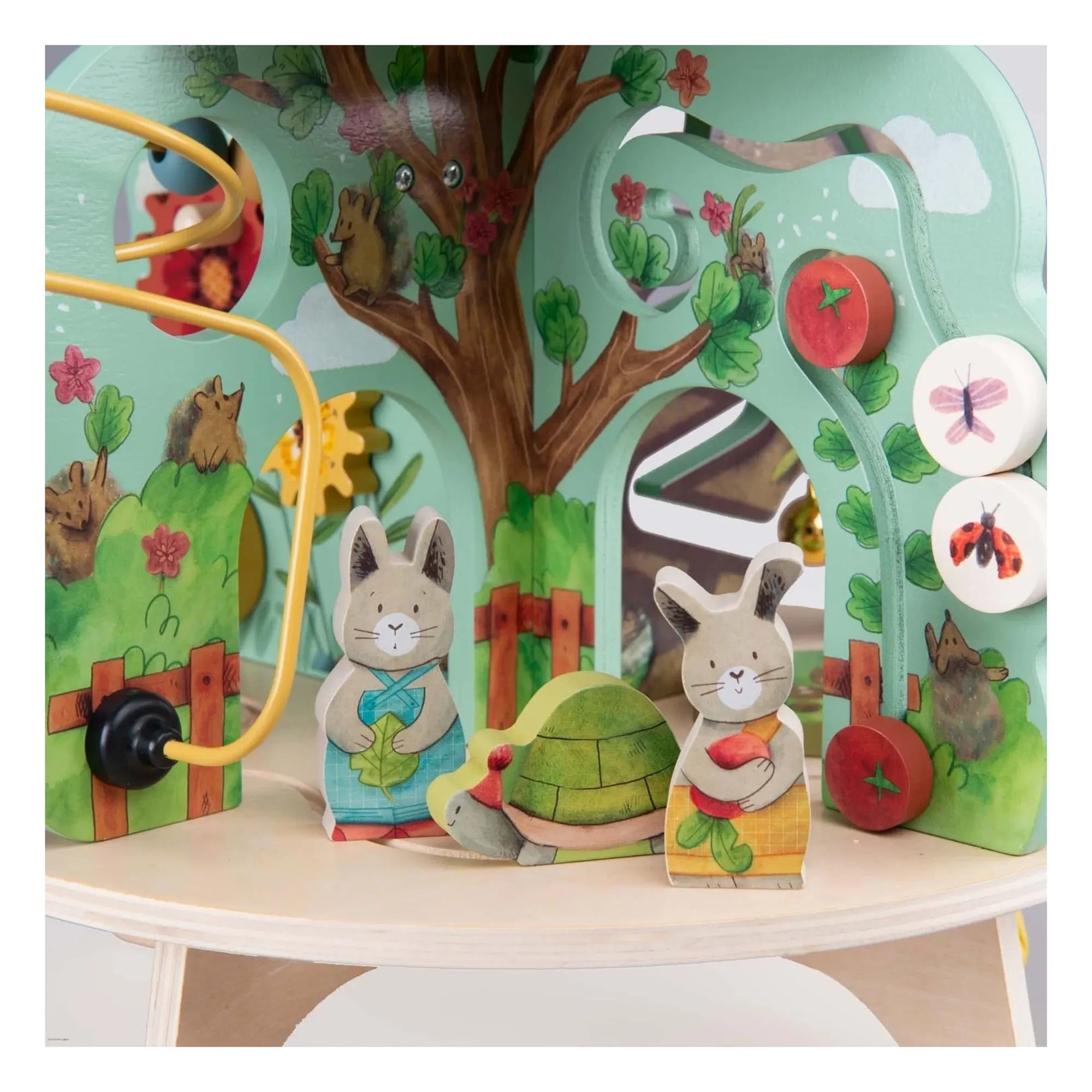 Moulin Roty - Multifunktionaler Garten - Drei kleine Hasen
