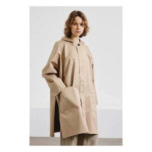 Pomandère - Wasserabweisende Jacke aus Baumwoll-Canvas | Sand
