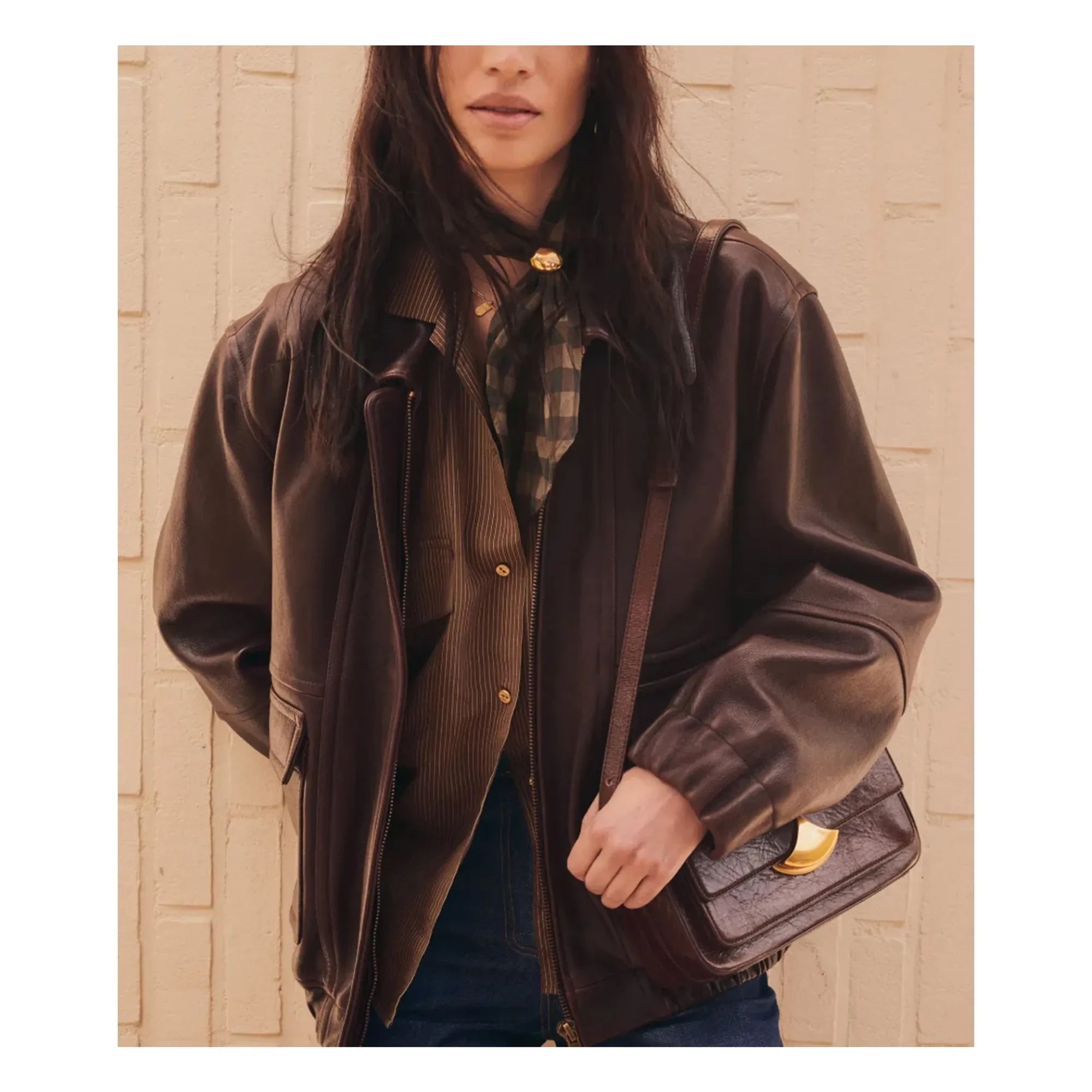 Sessùn - Scotty Karierter Schal | Khaki