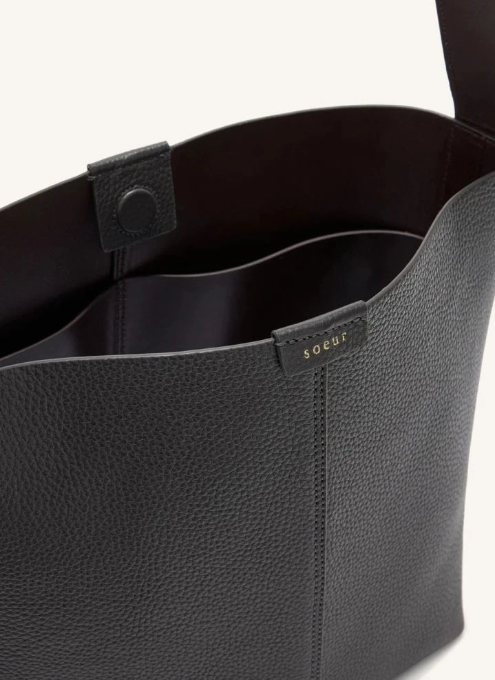 Soeur - Saudade Mini Leder Tasche | Stahl