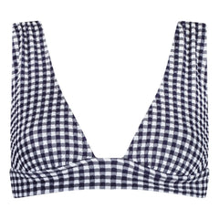 Anja Paris - L'Ensorcelant Vichy Bikini-Oberteil | Marineblau