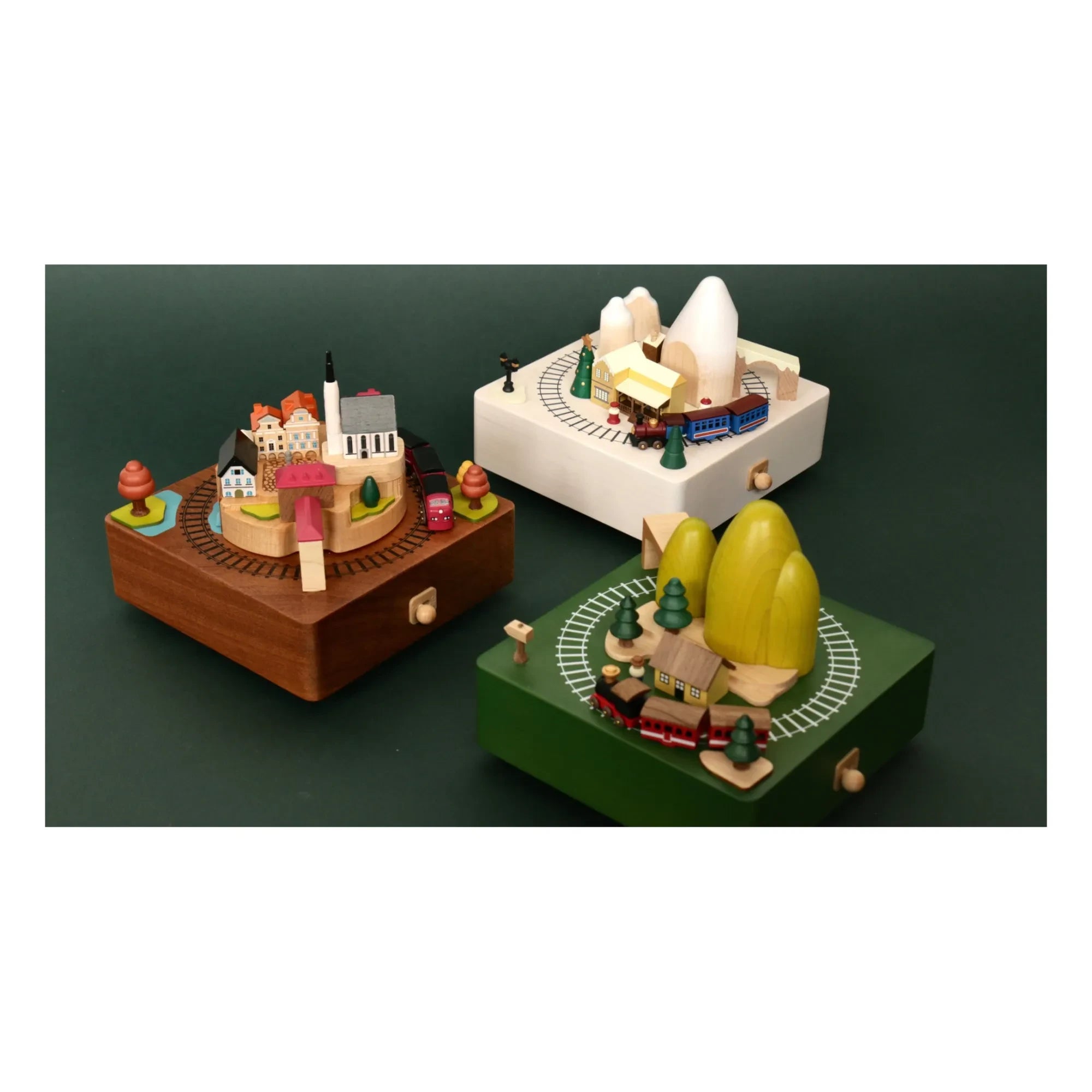 Wooderful life - Herbstzug Holz-Spieluhr