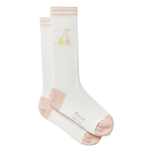 Bonpoint - Latris Kirschen-Socken | Creme