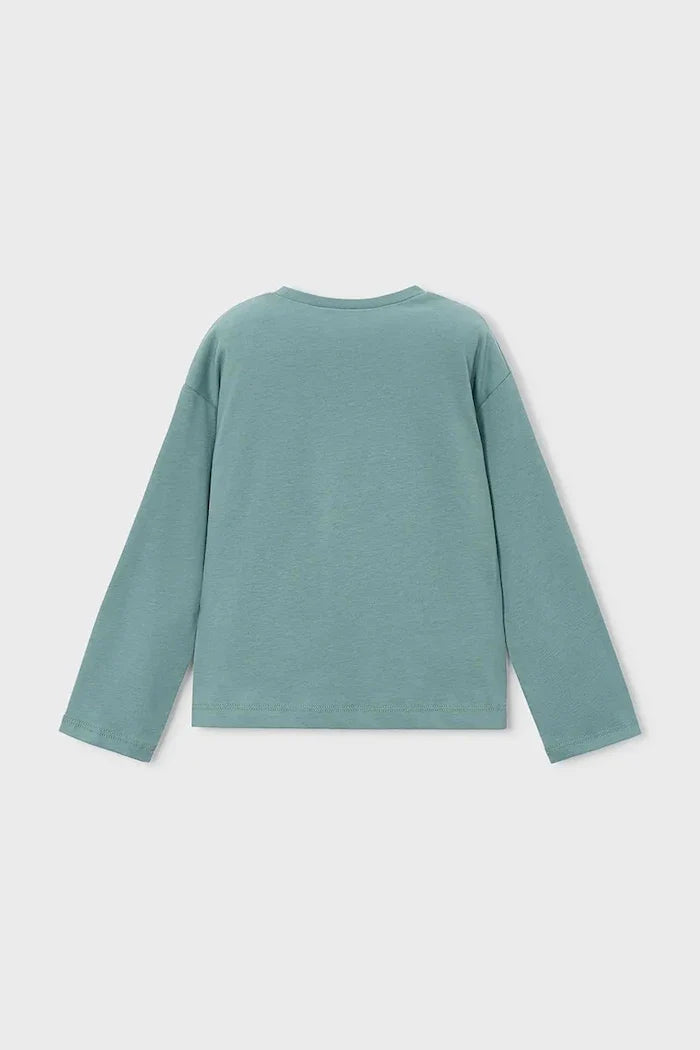 Mayoral Baumwoll-Langarmshirt für Kinder