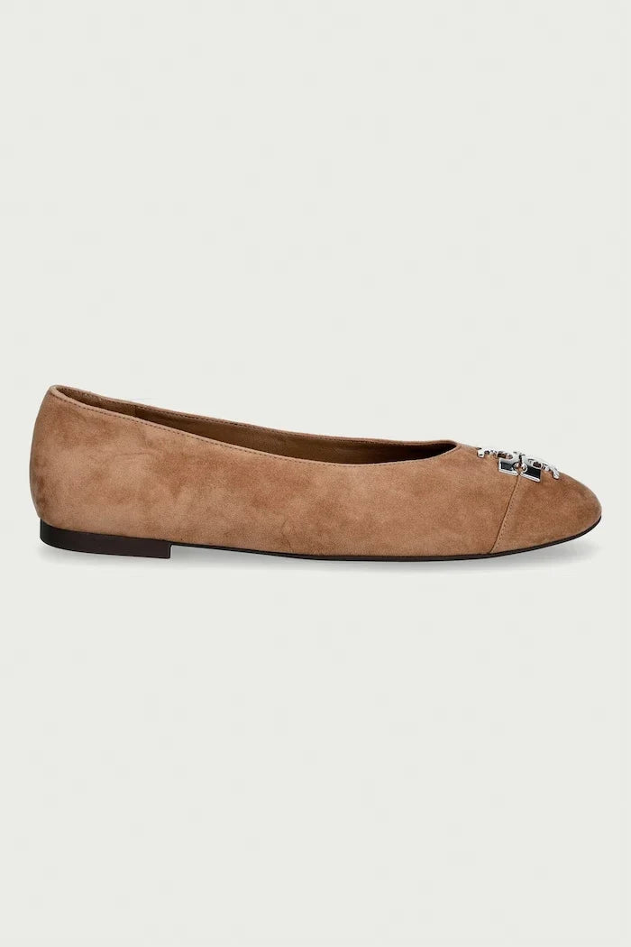 Tory Burch Charlie Ballet Süet Balerin