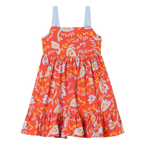 Stella McCartney Kids - Stella Fleurie Kleid | Rot