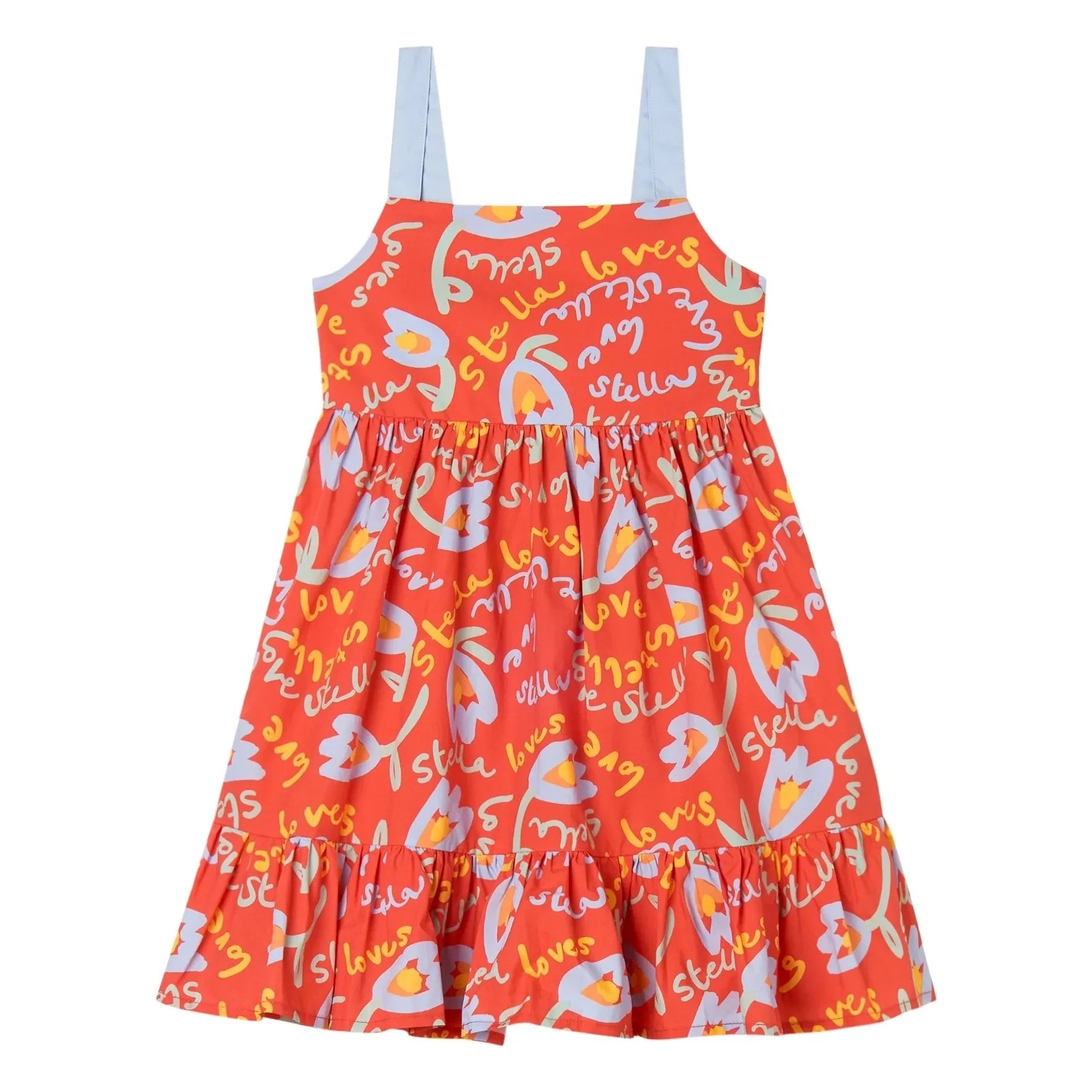 Stella McCartney Kids - Stella Fleurie Kleid | Rot