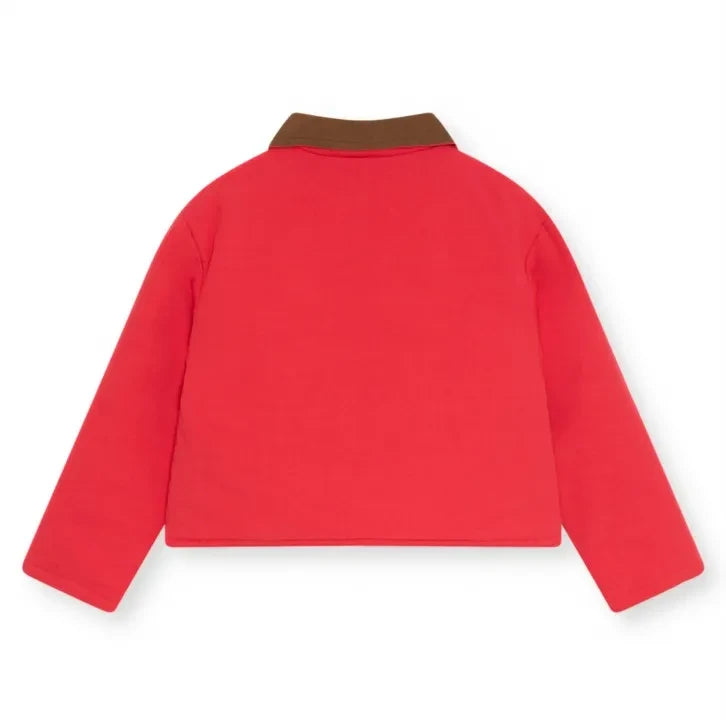 The New Society – Flint Bio-Baumwolljacke | Rot