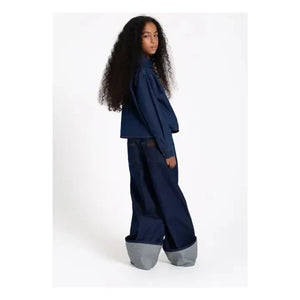 Finger in the nose - Crush Kurzes Jeanshemd | Denim brut