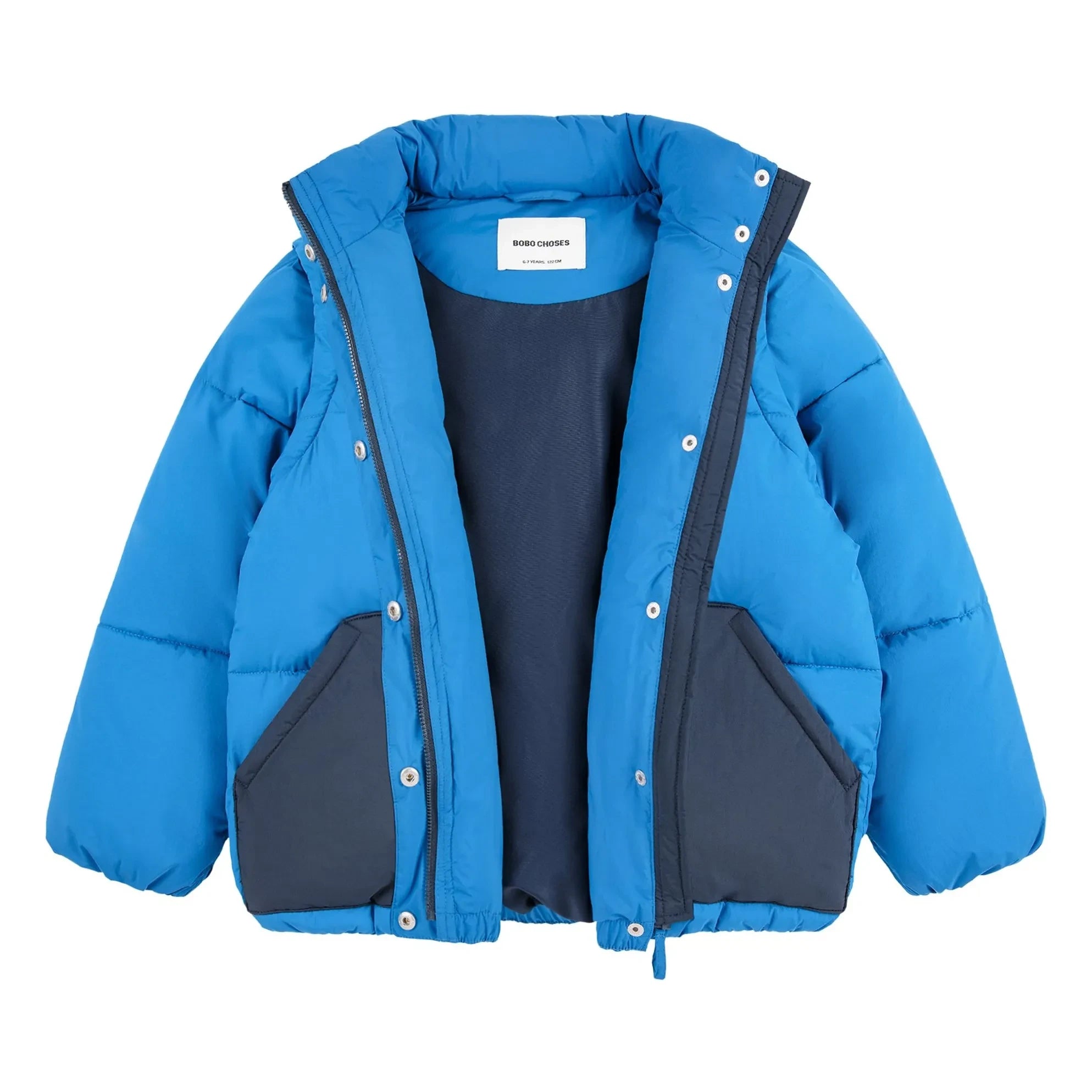 Bobo Choses – Tic Tac Toe Jacke aus recycelten Fasern | Blau