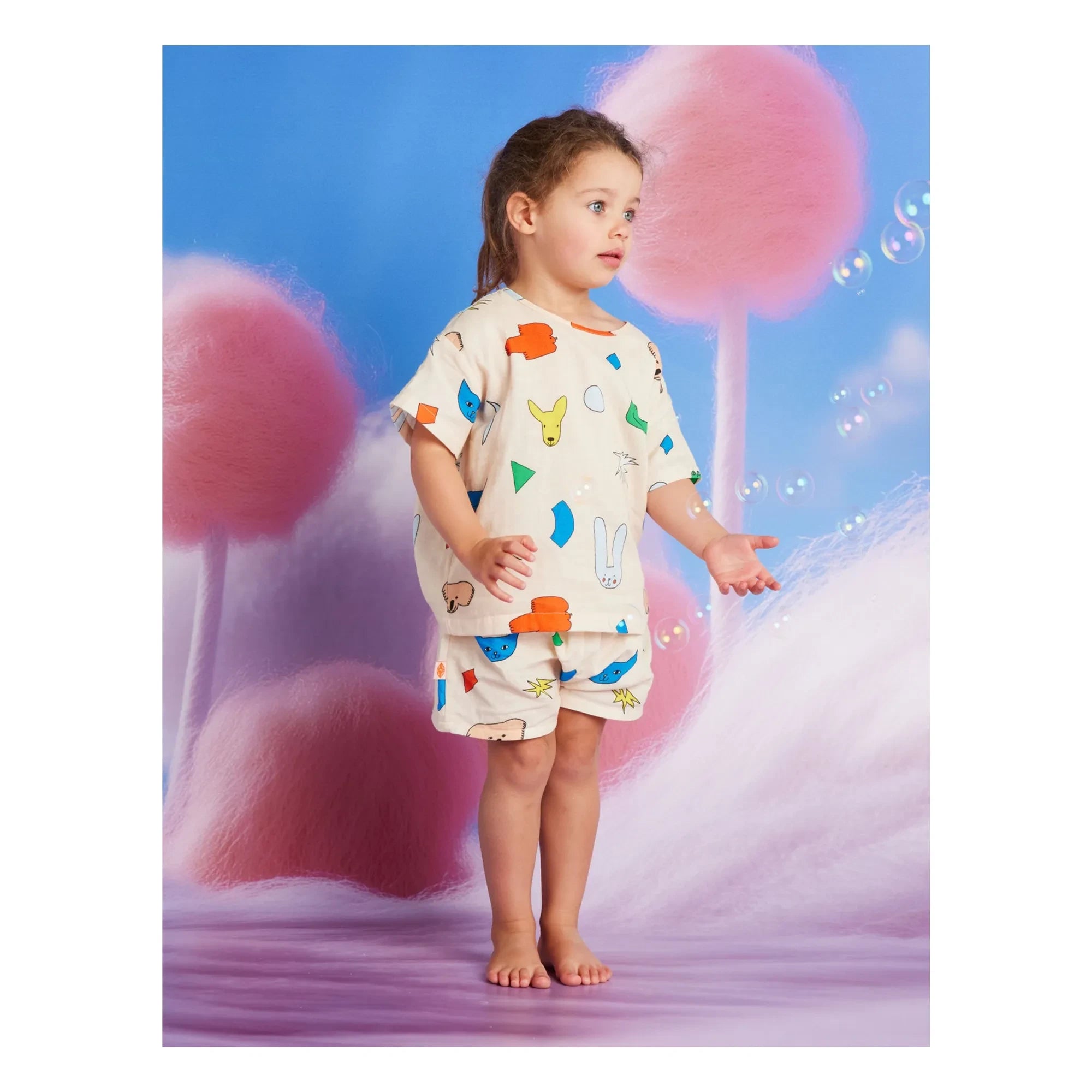 Halcyon Nights - Tier Shorts | Ecru