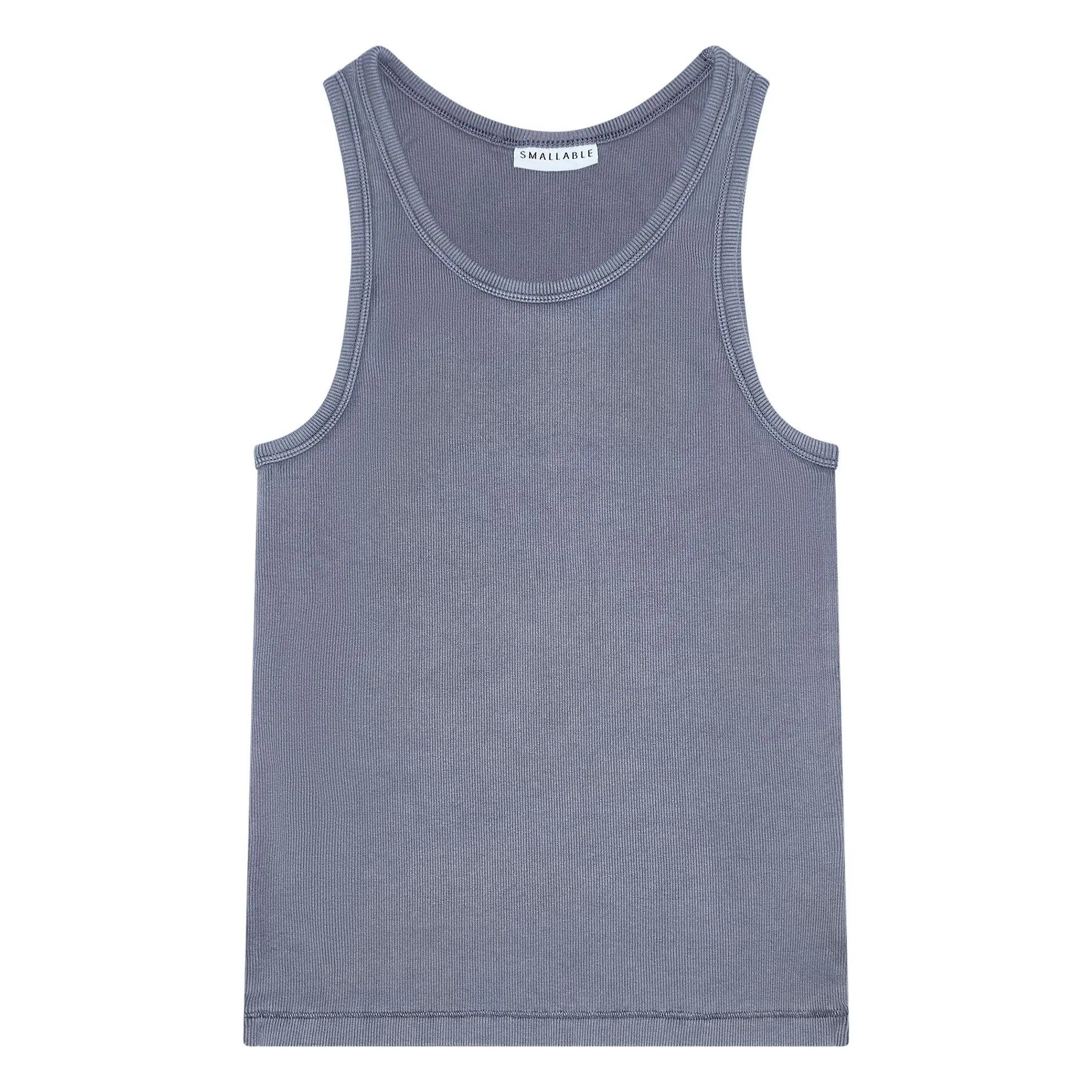 Smallable Woman - Ayla Ripp-Tanktop aus Bio-Baumwolle | Anthrazit