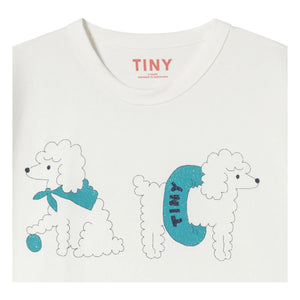 Tinycottons - T-Shirt mit Bio-Baumwolle für Hunde | Weiß