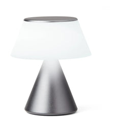 Lexon - Luma Tragbare LED-Lampe | Stahlgrau