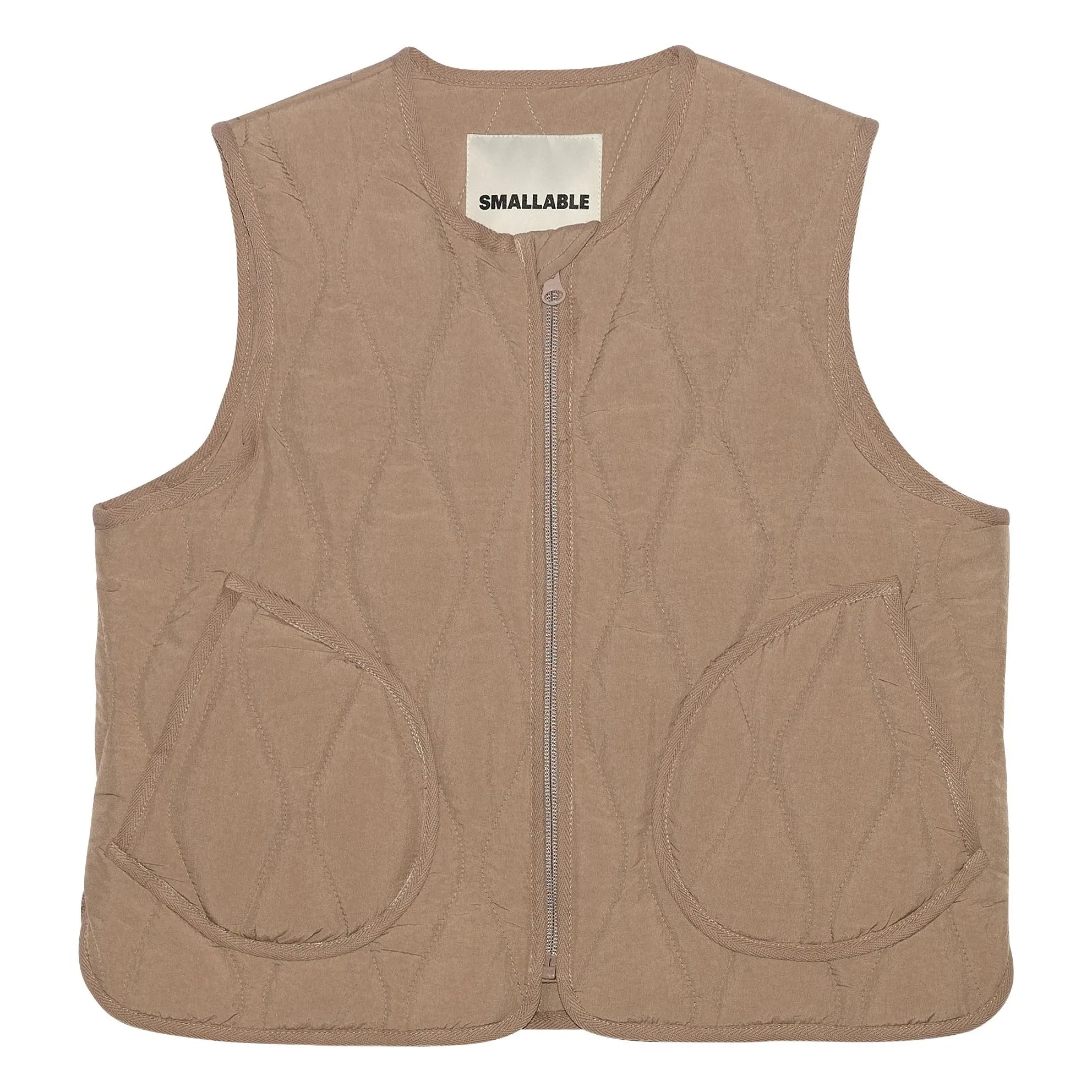 Smallable Kid - Ärmellose Stepp-Cheer-Jacke | Dunkelgrau
