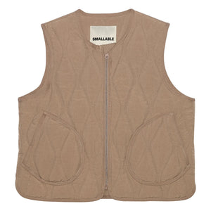 Smallable Kid - Ärmellose Stepp-Cheer-Jacke | Dunkelgrau
