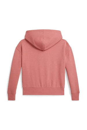 Polo Ralph Lauren çocuklar için pamuklu fermuarlı kapüşonlu sweatshirt