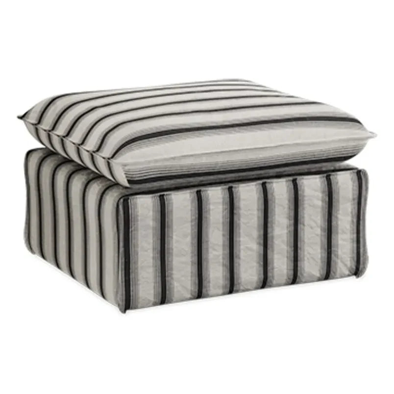 HKliving - Nomad Fußhocker | Chalk