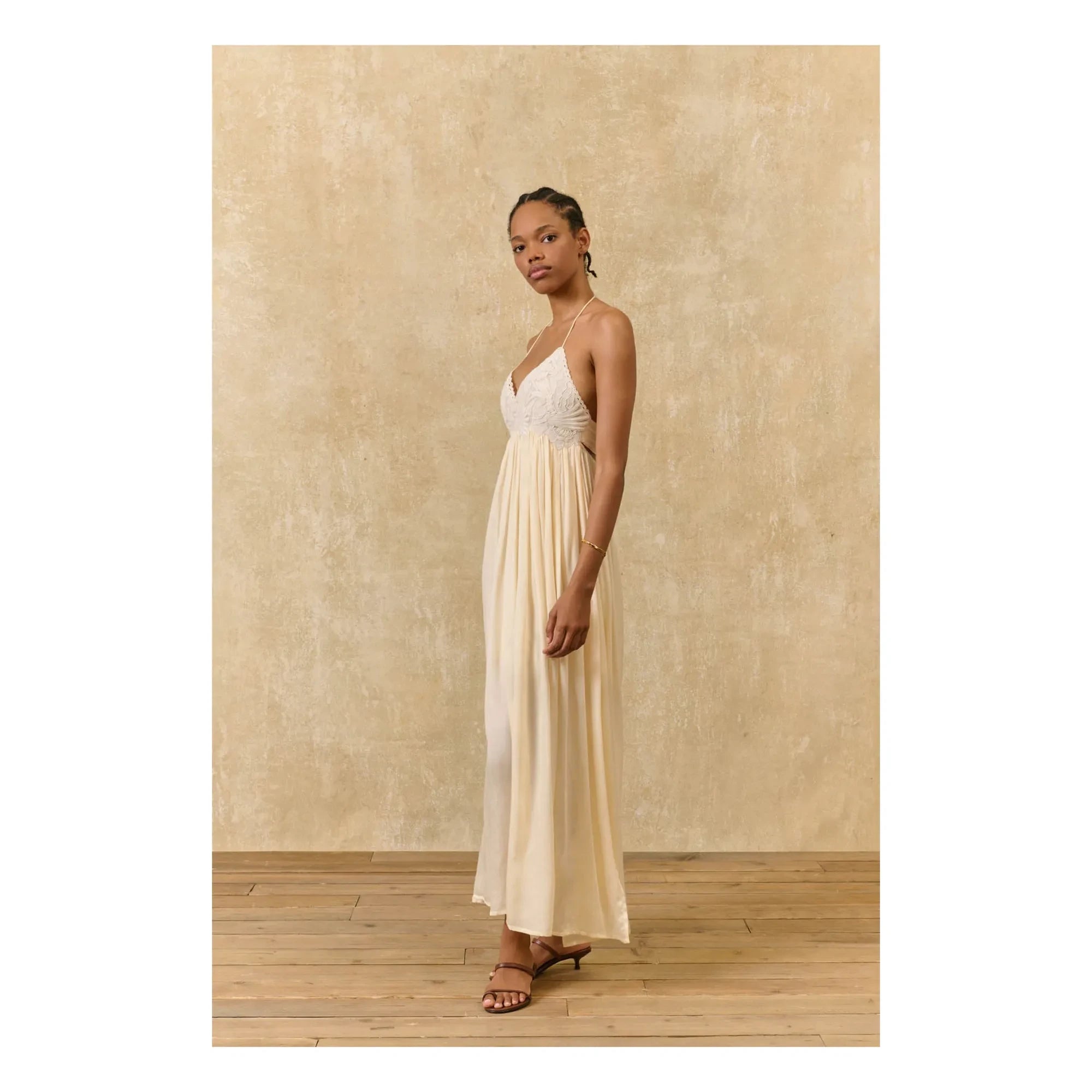 Louise Misha – Ysolde Kleid | Blasses Gelb