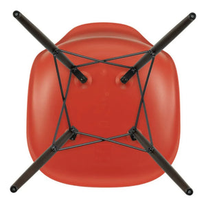 Vitra - DSW Stuhl Kunststoff - Ahorn Untergestell - Charles & Ray Eames | Mohnrot