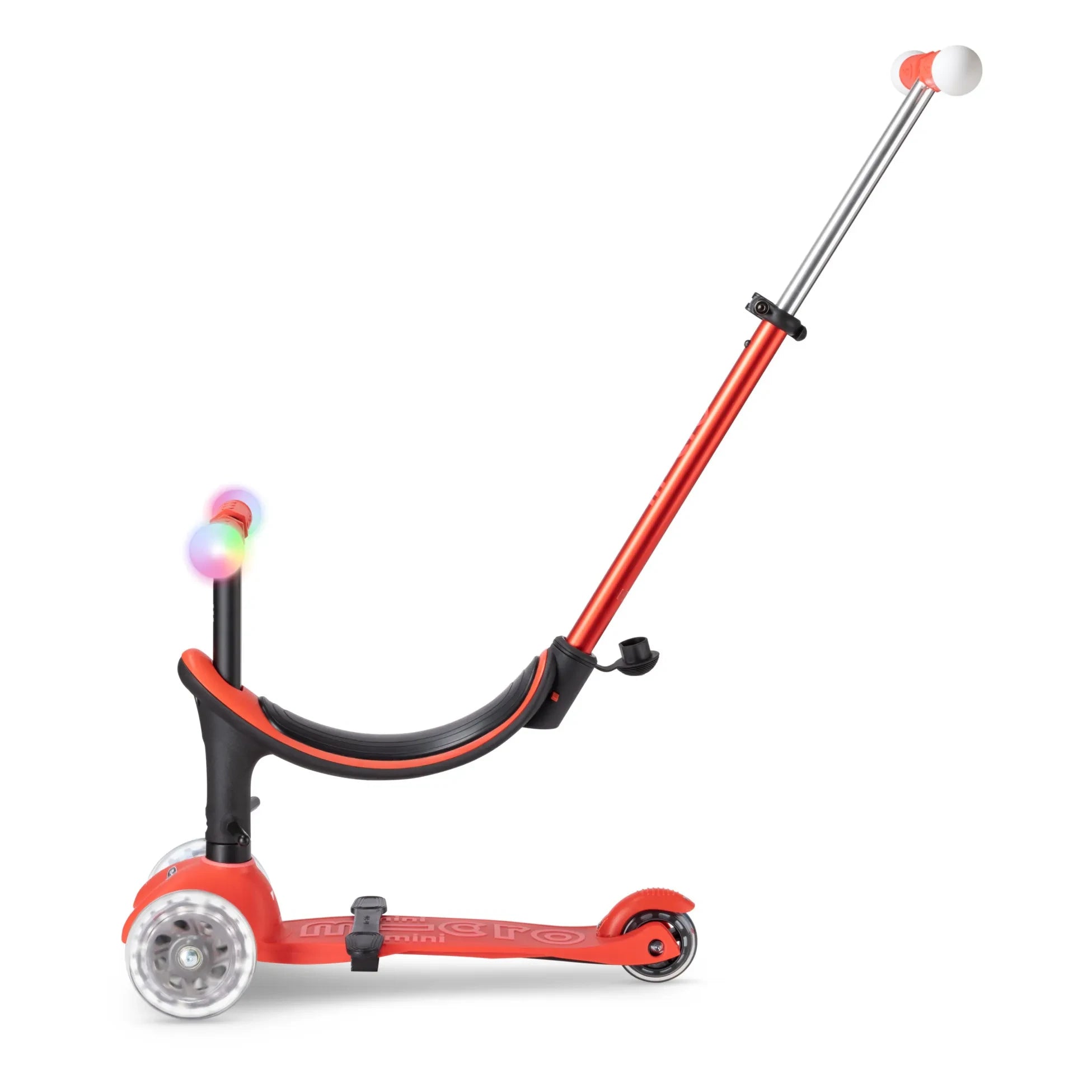 Micro - Mini 3-in-1 LED Scooter | Rot