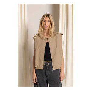 Smallable Woman - Savannah Ärmellose Jacke | Beige
