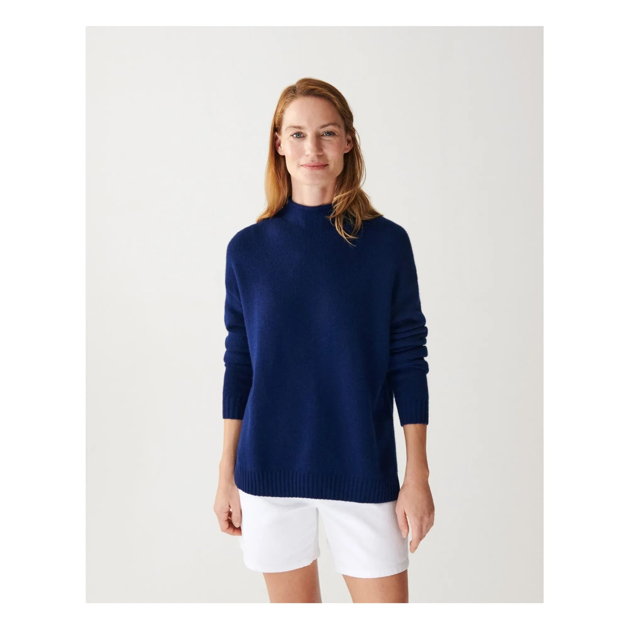 Bompard - Kaschmir-Rollkragenpullover | Marineblau