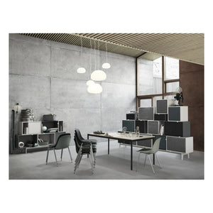 Muuto - Fiber Stuhl aus recyceltem Kunststoff | Schwarz