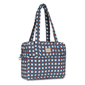 Nobodinoz - Hyde Park Mosaik Wickeltasche | Blau