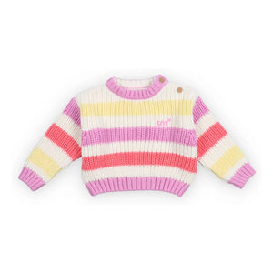 the new society - Celosia Gestreifter Pullover | Lavendel