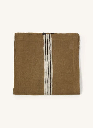 Libeco - Gestreifte Tischserviette | Beige