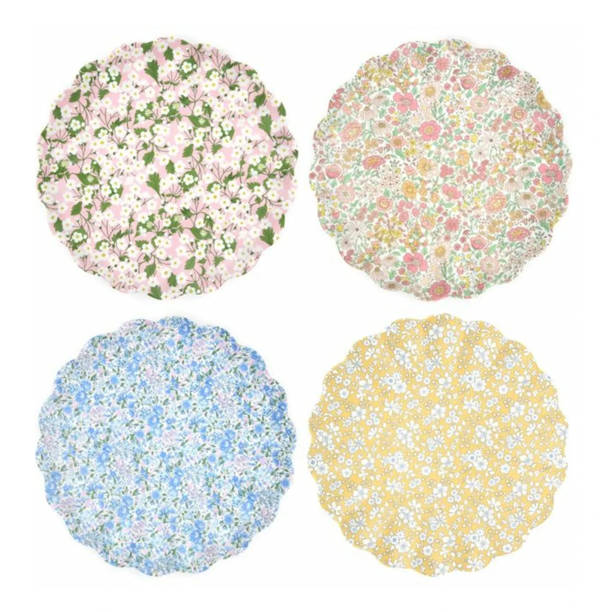 Meri Meri - Melaminteller - Meri Meri x Liberty - 4er-Set