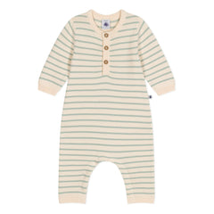 Petit Bateau - Strampler aus Marrant-Mousse-Strick | Beige