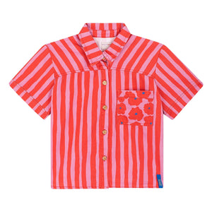 Favorite People - Damen Kollektion Gestreiftes Hemd | Rot