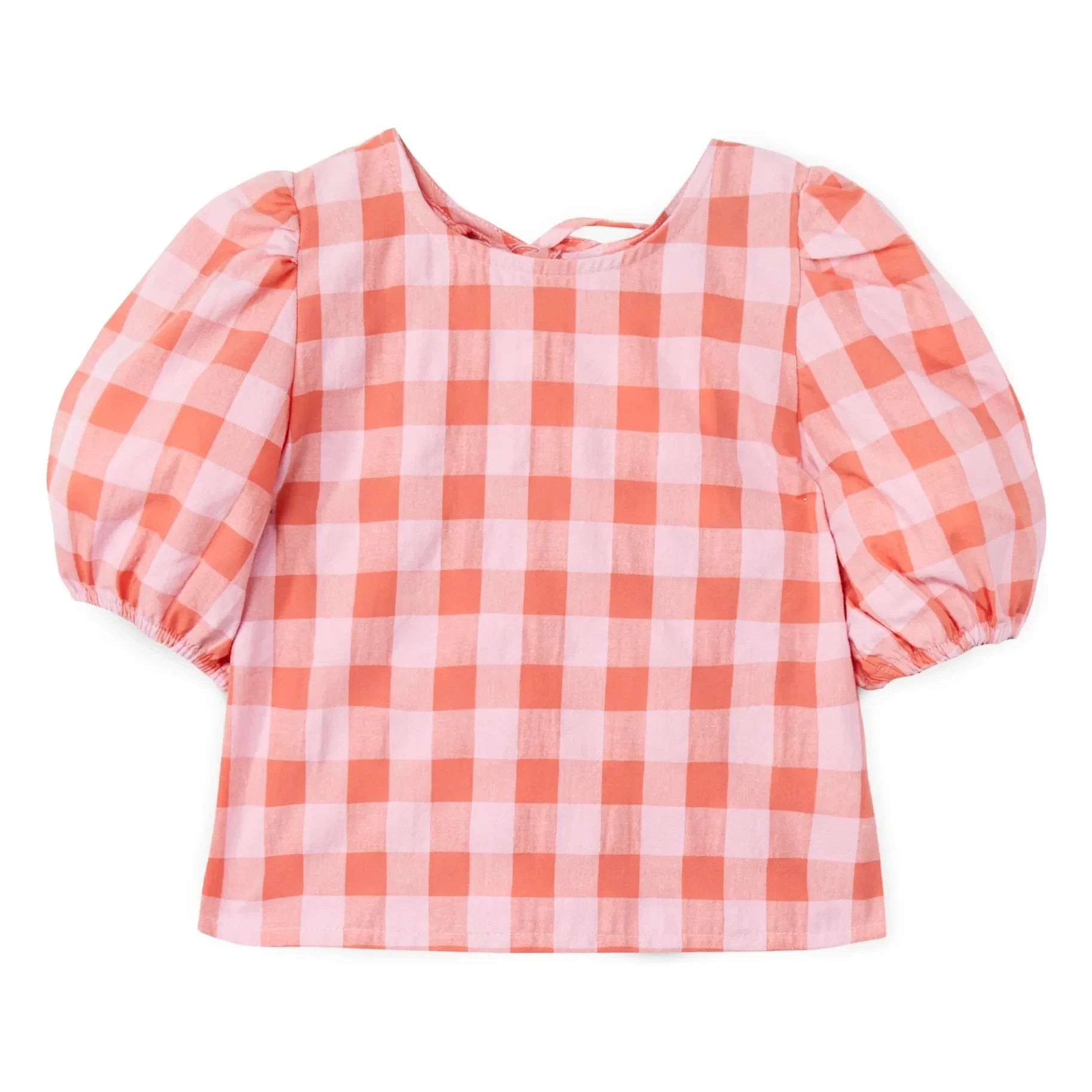Mipounet - Mirelle Vichy Bluse mit Ballonärmeln | Rosa