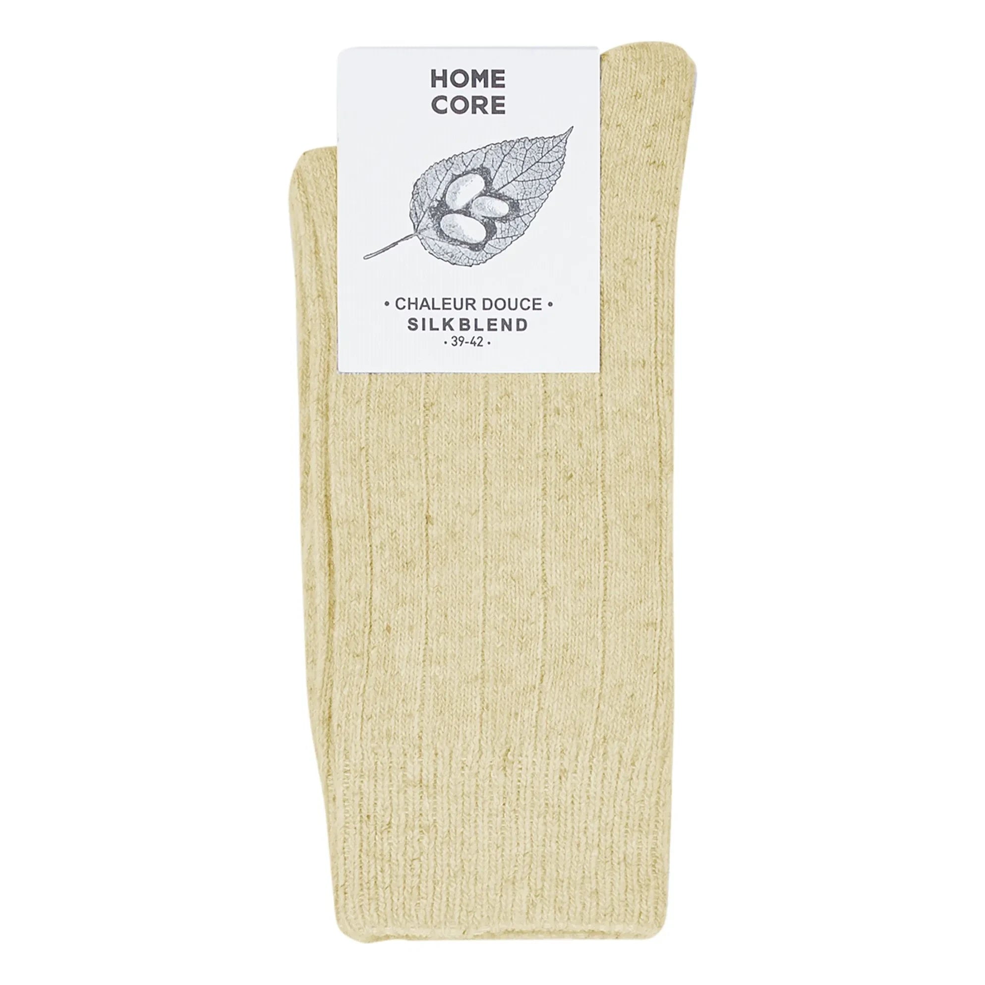 Homecore - Socken aus Wolle und Seide | Braun