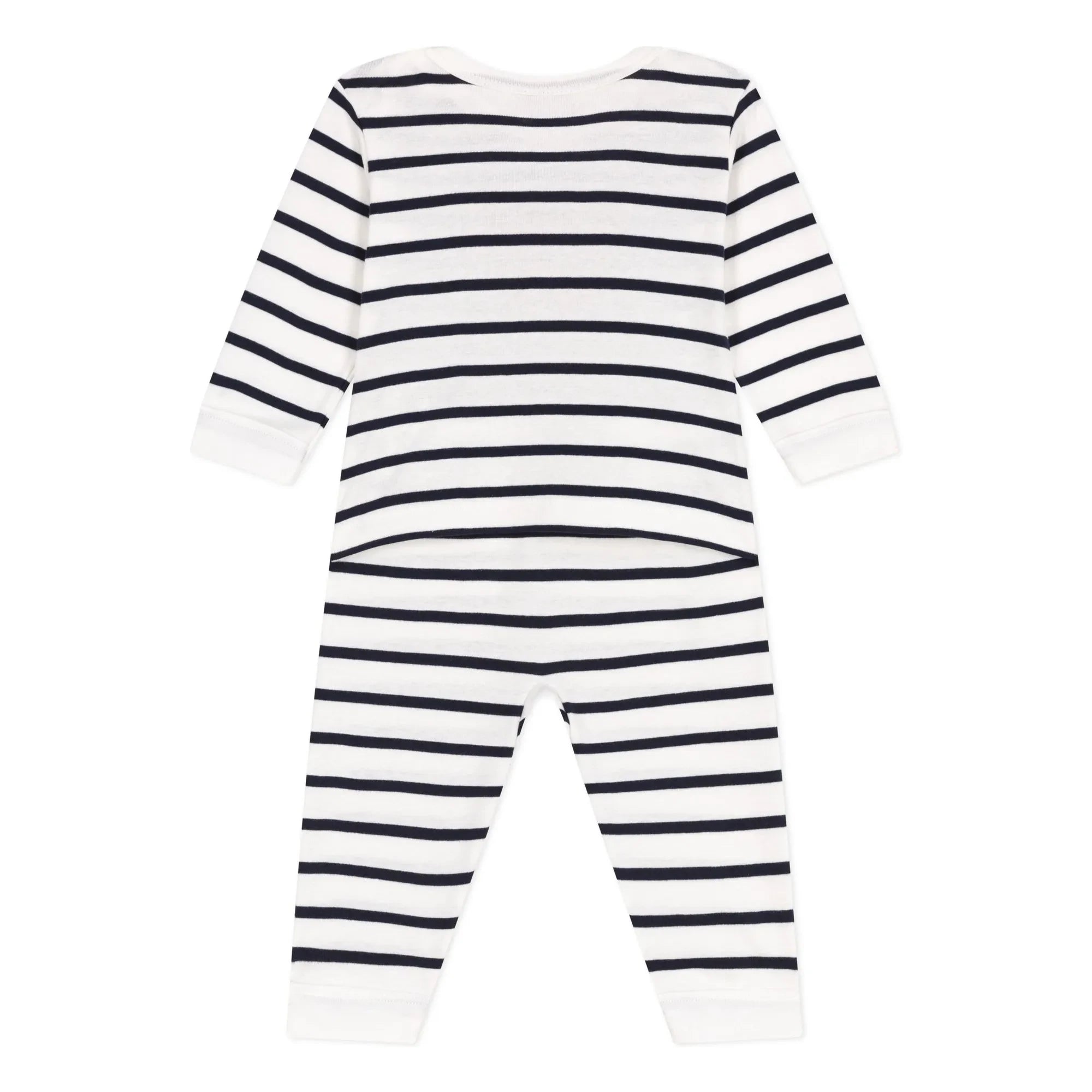 Petit Bateau - Berlin Bio-Baumwoll-Pyjama | Ecru